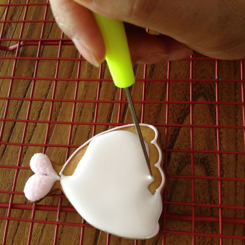 1 Pcs Biscuit Naald Cake Tester Bakken Tools Rvs Biscuit Icing Suiker Naald Bakken & Gebak Gereedschap
