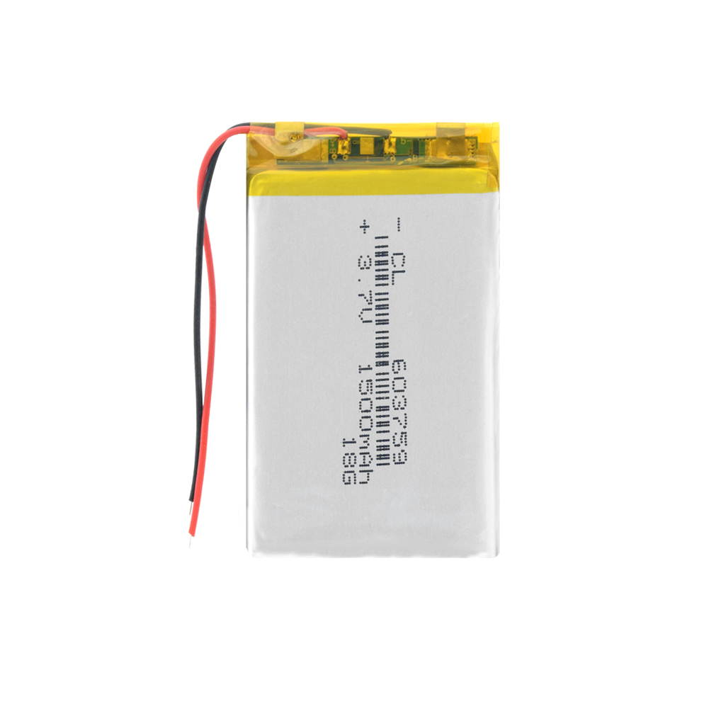 Rechargeable 3.7V polymère lithium batterie 603759 063759 1500mAh batterie avec PCB pour jouet MP3 MP4 GPS haut-parleur lumière LED caméra