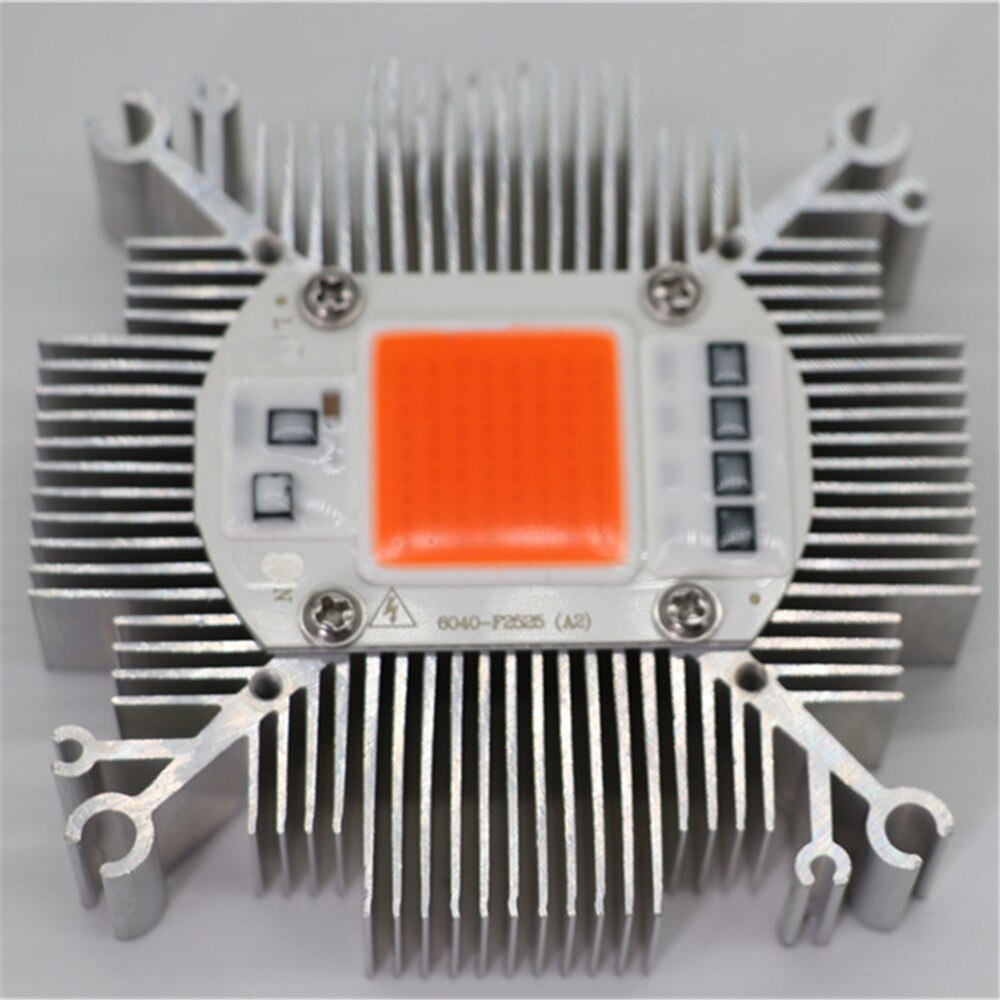 10w-200w cob led heatsink Pure aluminium and DC12V fan with 34*34MM Hole multichip led cooling DIY Led grow Light