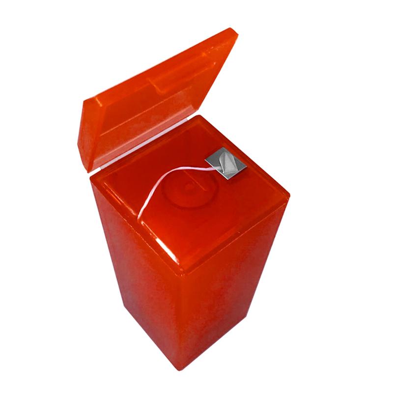1Pc Floss Pick Case Met Dental Floss Zelf Snijden Dental Floss Floss Doos Vervangbare Dental Floss Case Orale zorg: Rood