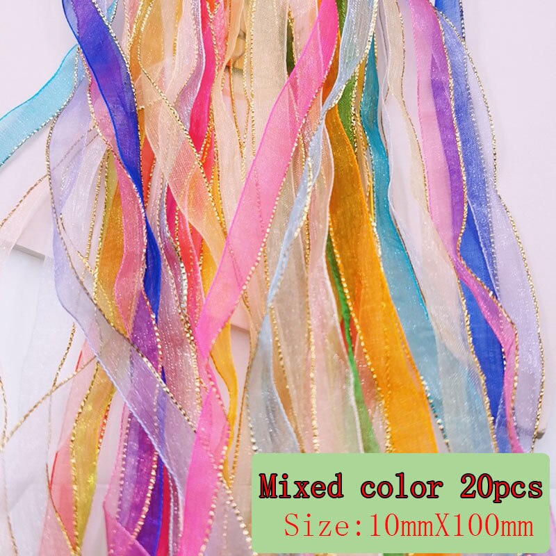 Cuerda trenzada para el pelo para mujer, banda para el pelo con degradado de Hip Hop, diadema, tocado, cinta para niños: Gold Lace Chiffon