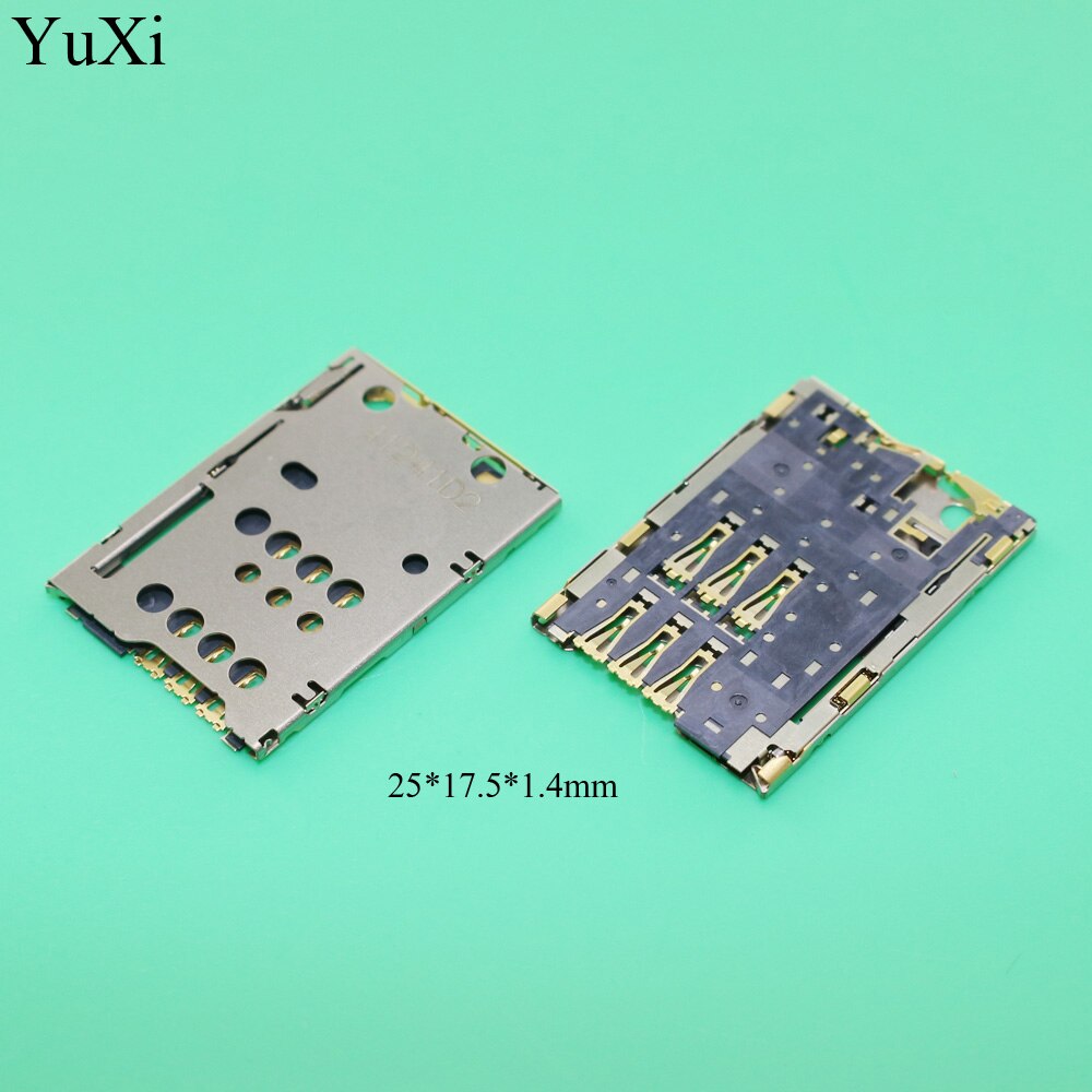 YuXi For Nokia N8 C7 C700 Sim Card Reader Module Slot Tray Holder Socket Repalcement Part With Tracking Number 25*17.5*1.4mm