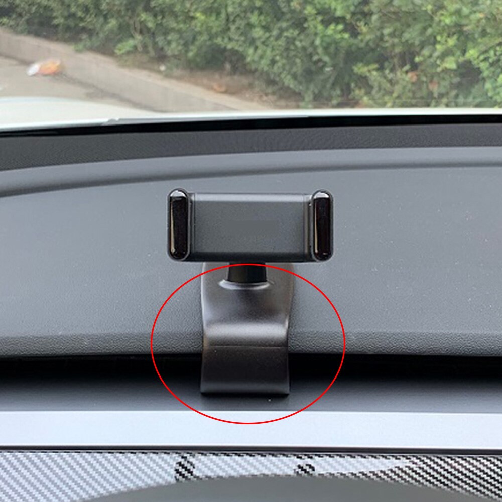 Bil skærm telefon holder til tesla model 3 front center dashboard navigation phone holder holder no damage installa: Afsnit a
