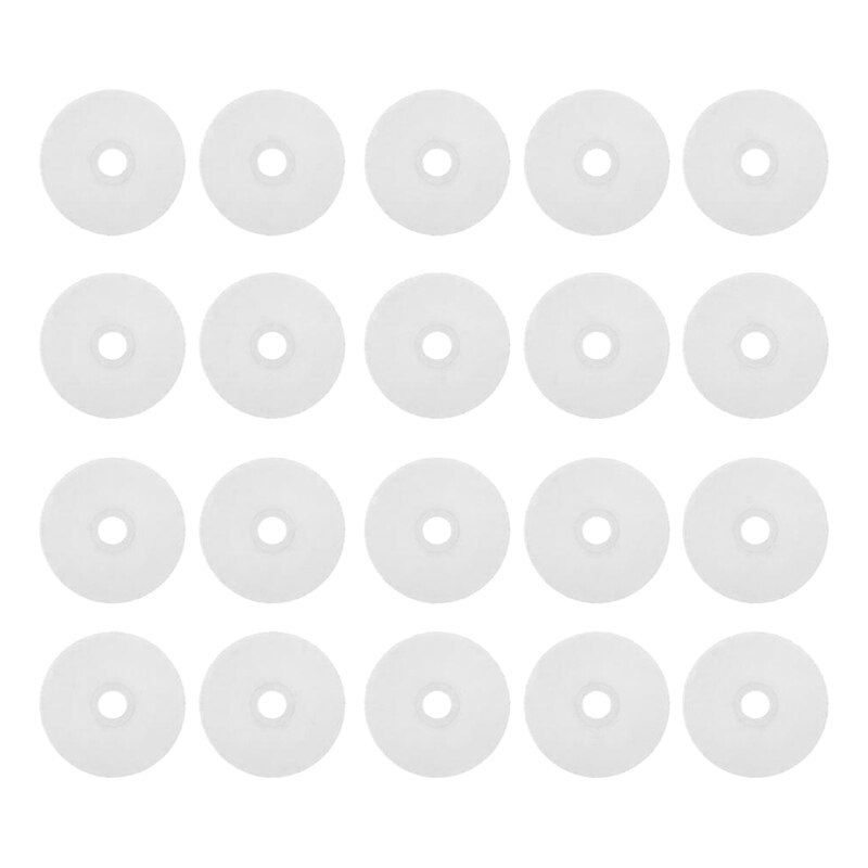 20 sztuk maszyny dziewiarskie okrągła szczotka pokrywa plastikowe maszyny dziewiarskie akcesorium robić srebrnej trzciny