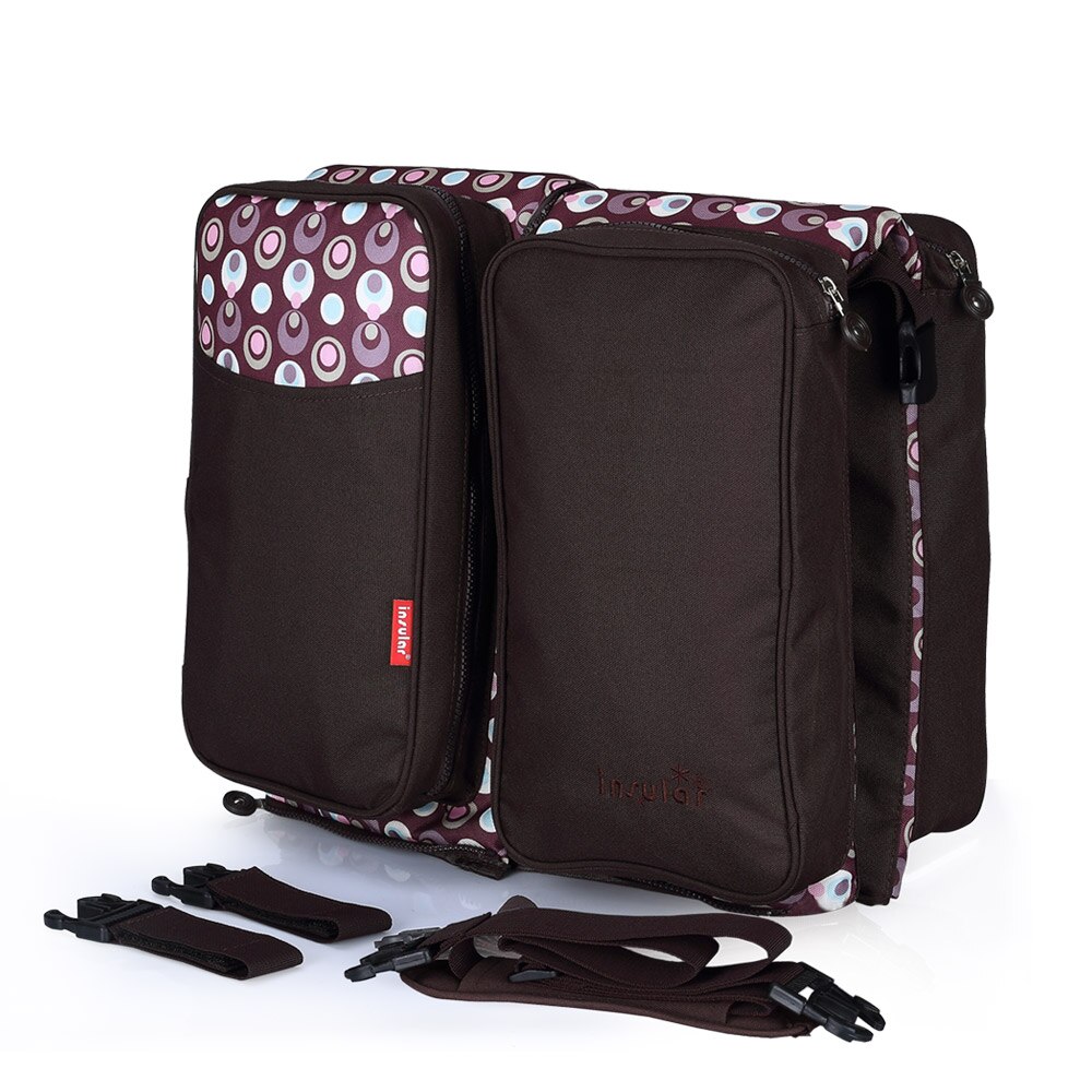 Insular-berceau Portable 2 en 1 multifonction, pour -né, sac de voyage sûr, pliable, lit de bébé, sac de poussette: 10037 Brown
