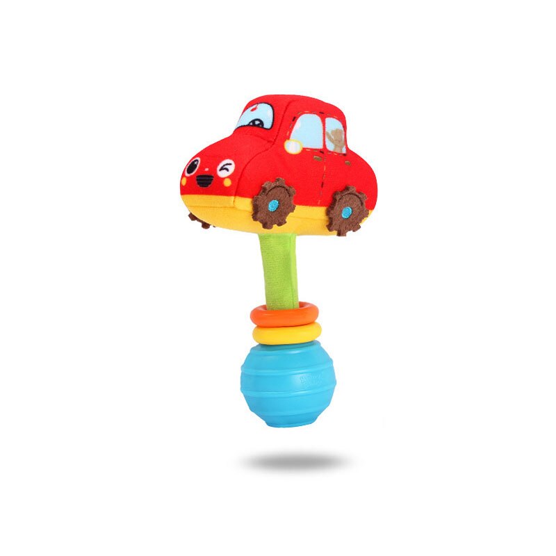 Hand Ring Bell Pull Schudden Bed Hangen Baby Speelgoed Baby Speelgoed 0-1 Jaar Oude Hand Hold Speelgoed: Hand Ring-Car