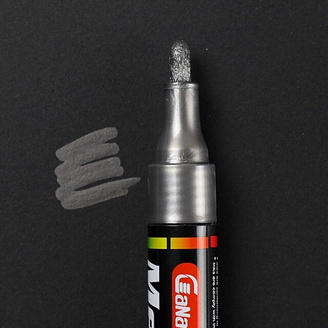 1Pcs Water-based Paint Metal Marker Pens Sharpie 3.0mm Gold Silver Ceramic Rock Glass Porcelain Mug Wood Fabric Canvas Painting: 7