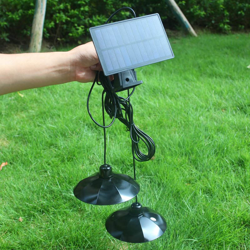 Hanglamp op zonne-energie Bewegingssensor Led-lamp op zonne-energie met afstandsbediening Kroonluchter Camping Outdoor Garden