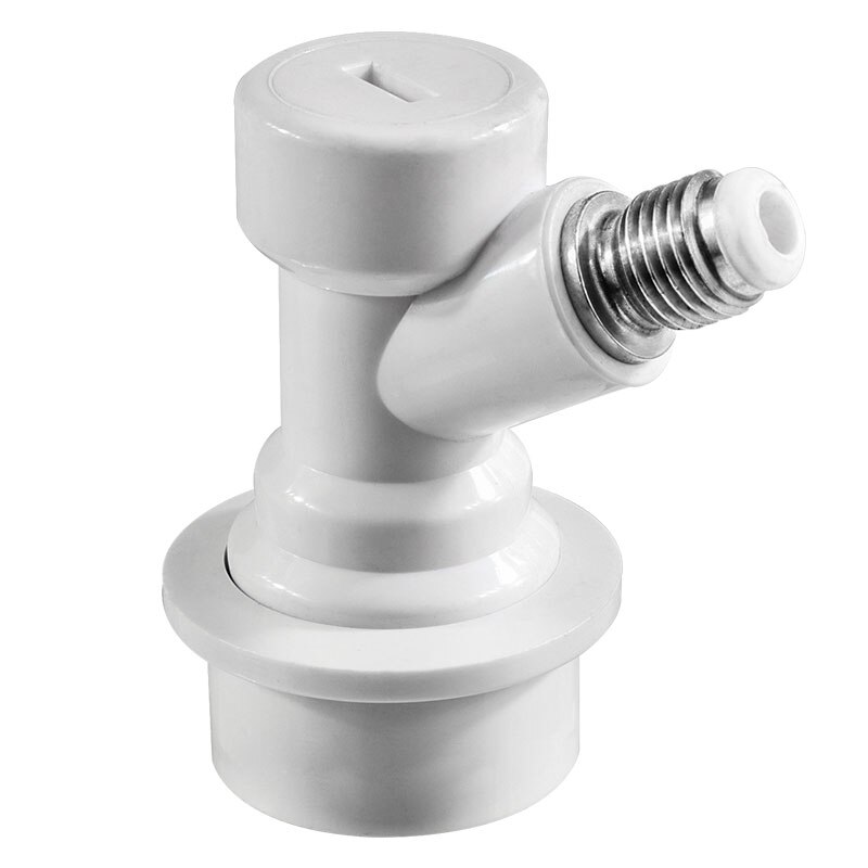 Ball Lock Quick Disconnect Gas &amp; Liquid Corny Keg Fittings, MFL 1/4’’ Threaded Ball Lock Homebrew Keg