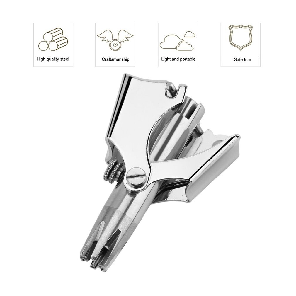 ES108 Portable Waterproof Manual Nose Trimmer For Shaving Face Care
