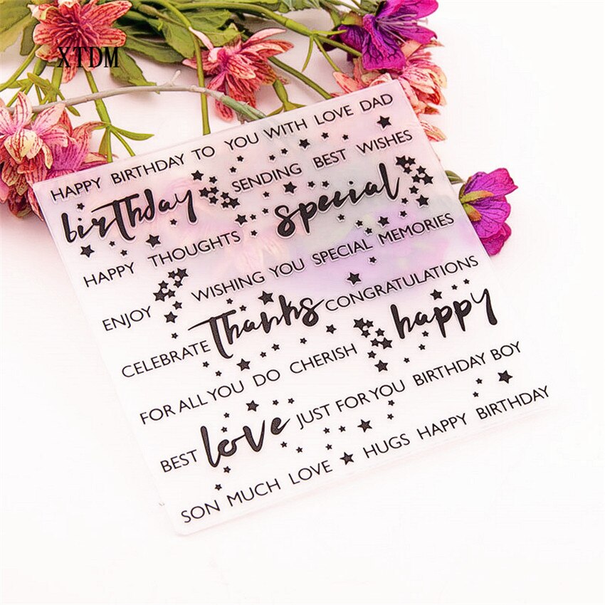 Easter plastic letter template craft card making paper card album wedding decoration Embossing folders