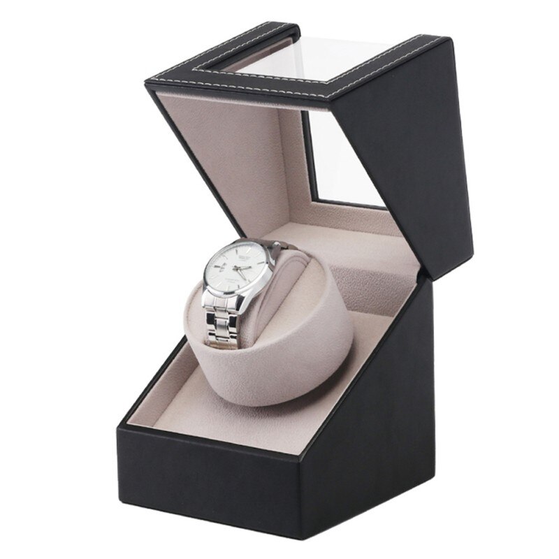 Horloge Doos Pu Leer Verstelbare Kussen Anti-Statische Self-Winding Automatische Mechanische Holder Opslag Container Case