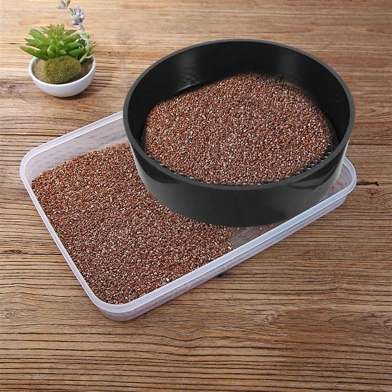 5 Sets/20Pcs Mesh Schifting Pan Tuin Zeef Tuinieren Tool Riddle Bodem Zeef Set Hand Holding Plastic Bodem zeef