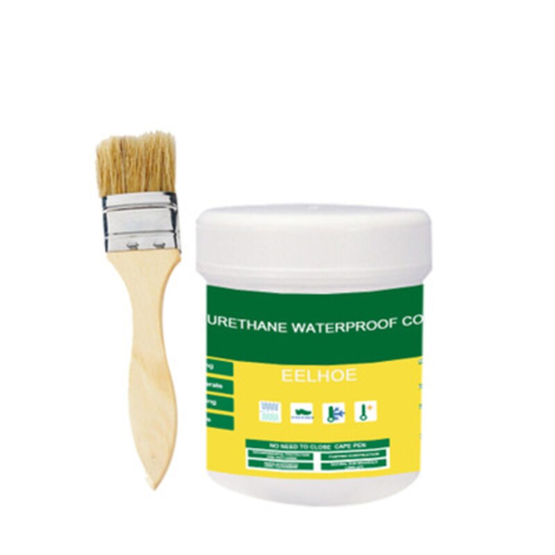 Sealer Mighty Paste Waterproof Sealant For Sealing Joints Gaps Leaks Indoor Outdoor Coating w Brush 30g/100g/300g: 100g W Brush