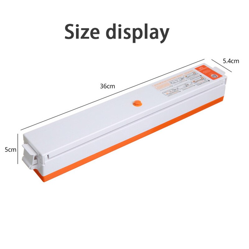 220V/110V Household Food Vacuum Sealer Packaging Machine Family Kitchen Tool Sealer Vacuum Packer Including 10Pcs bags Packaging: mechine / US Plug 110V