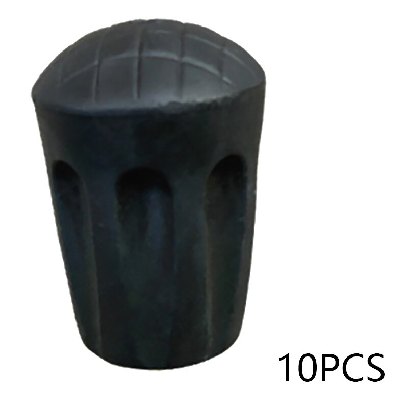 10pcs/lot Replacement Rubber Tips For Walking Sticks Trekking Poles Hiking Camping Climbing Canes Tip: Default Title