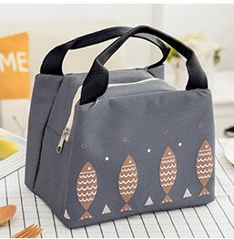 Frische Kühler Taschen Wasserdichte Tragbare Zipper Thermische Oxford Tote Lebensmittel Behälter Niedlich Taschen Für Frauen Bequem Lunchbox Tasche: 1