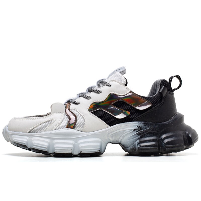 Koreaanse stijl trendy sportschoenen, sportschoenen, comfortabel en schokabsorberend: Wit / 10