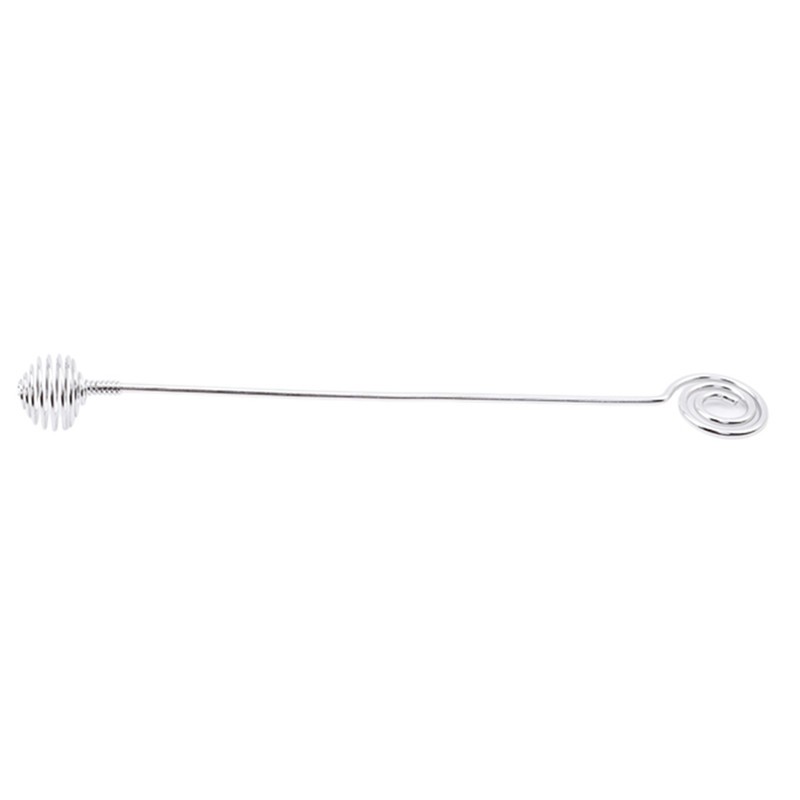 Cuillère à miel en acier inoxydable, ustensile de cuisine à Long manche pour mélanger le miel et le café
