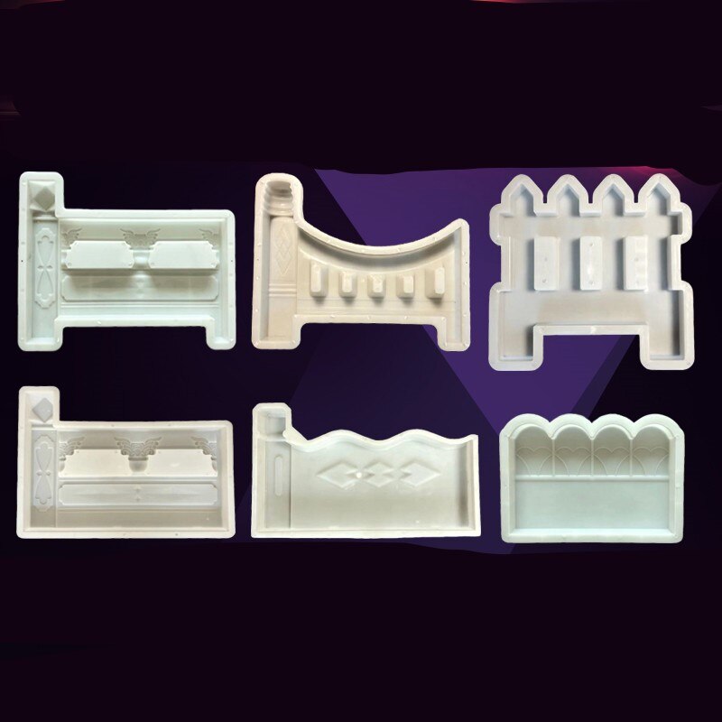 Plastformer vegg betong gips hage hus vegg stein fliser stein form sement murstein maker form 69*49cm