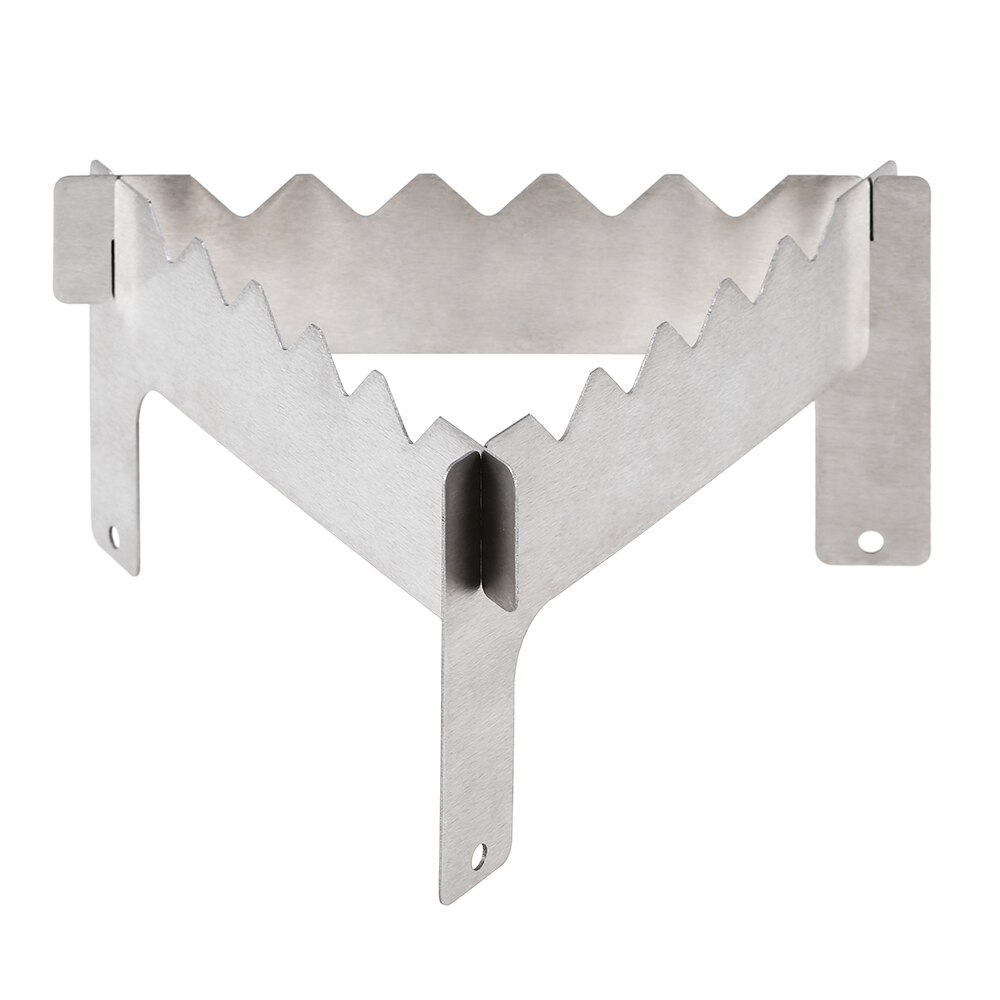 Camping Alcohol Stove Stainless Steel Outdoor Cooking Stove Folding Mini Spirit Cooker Picnic BBQ Cookout Stove Camping Cookware: style 3