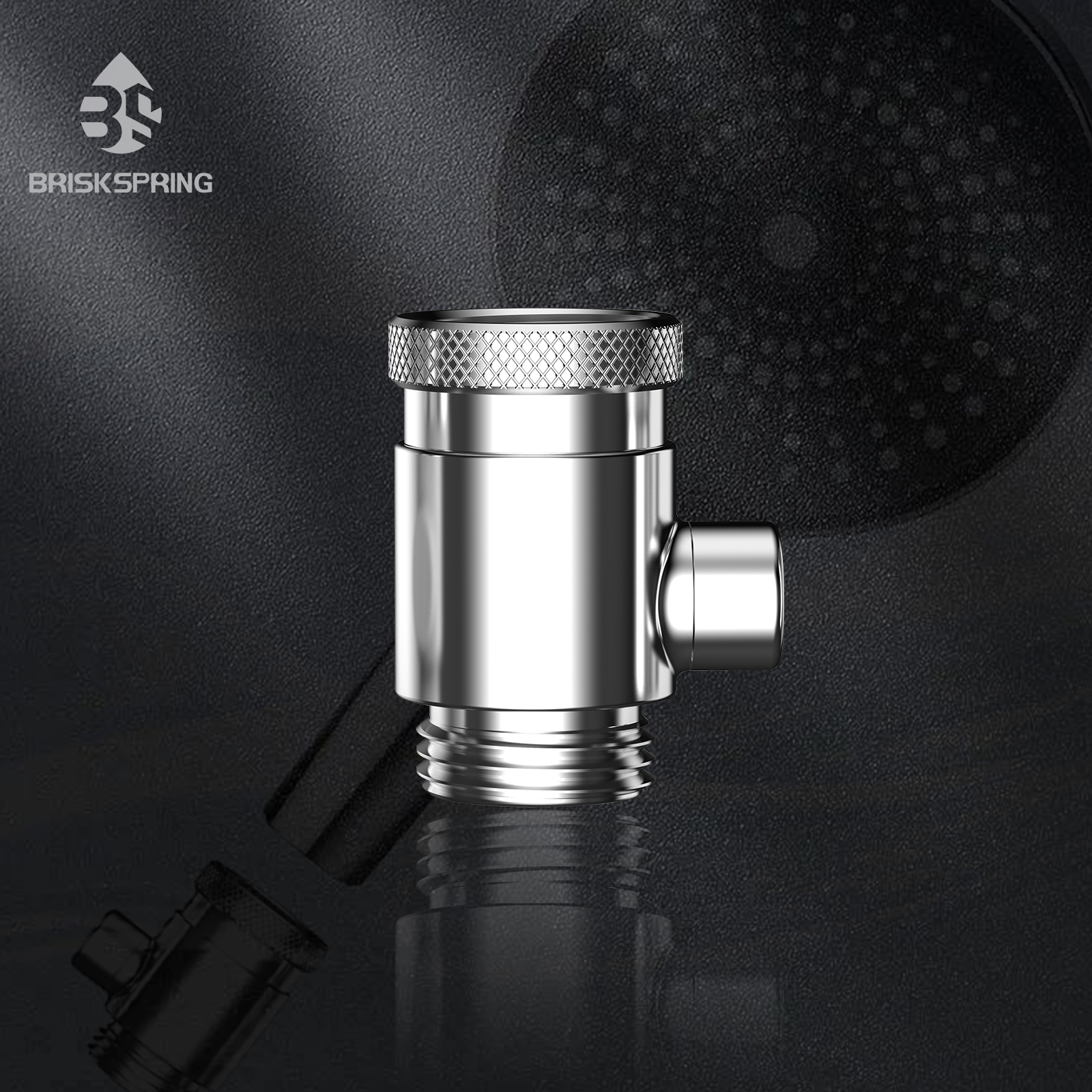BriskSpring Micro Nano Bubble Generator G1/2 Douchefilter Diep reinigende douchereiniger Verbeter de haarhuid Badkameraccessoires