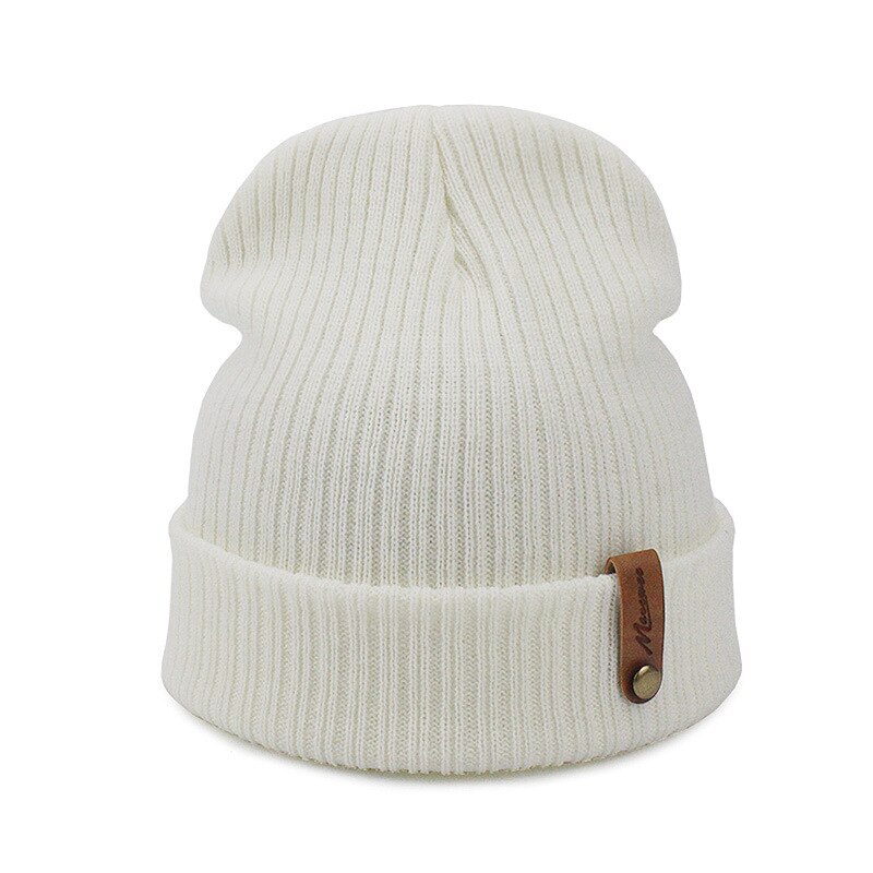 Winter Mannen Vrouwen Hoeden Mutsen Gebreide Effen Mannelijke Vrouwelijke Beanie Caps Warmer Bonnet Dames Toevallige Cap Gorro Invierno