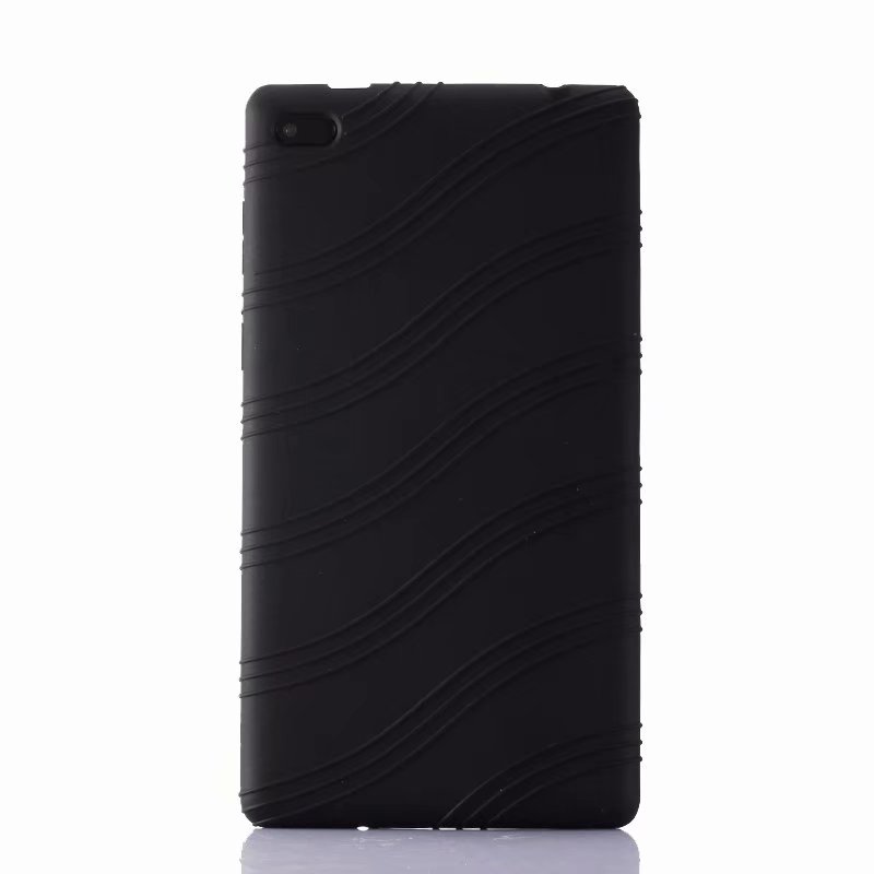 Funda de silicona para Lenovo Tab 4 7 Essential TB-7304F, funda de silicona, funda de silicona, funda protectora de 7,0 "7304i, carcasa suave, Fundas: Black