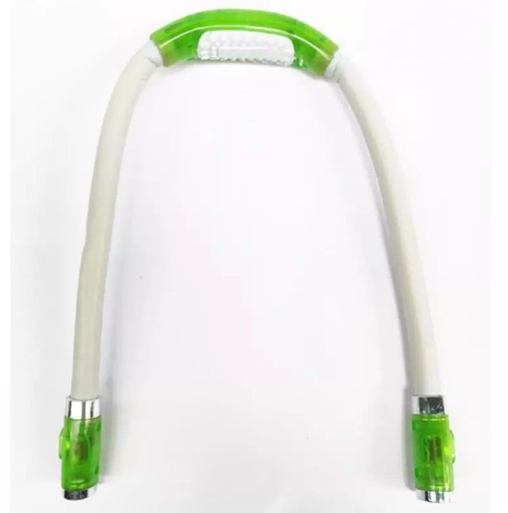 Convenient Flexible Handsfree Led Neck Hug light Book Reading Lamp Novelty Led Night Flash light Camping light: Green