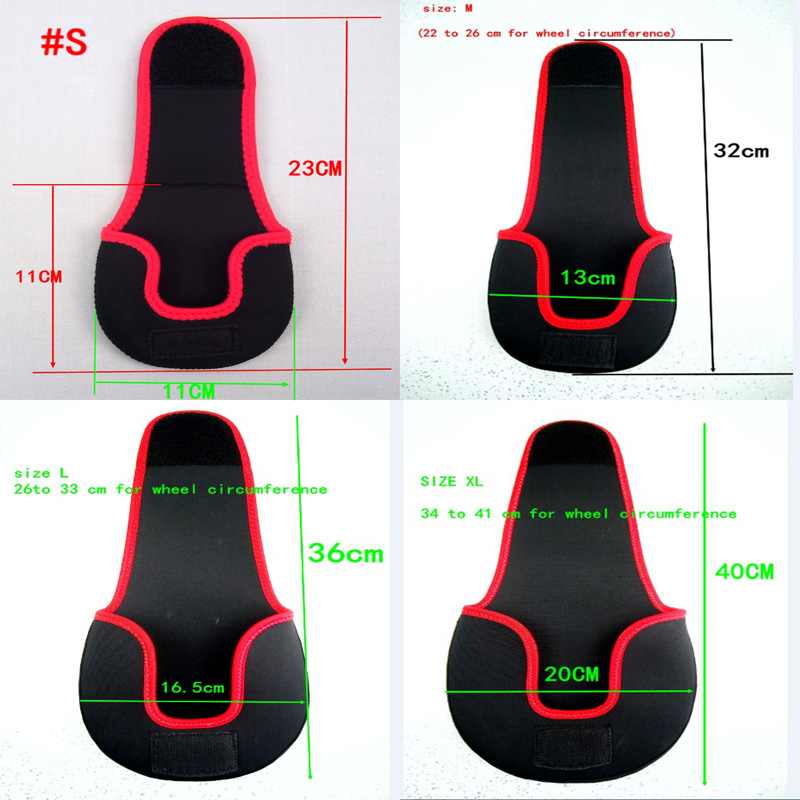 Bolsa de pesca com carretel de mosca, capa de bolso para proteger a caixa para isca de peixe, pesca de carpa de nylon neoprene vermelho genuíno esclarecido
