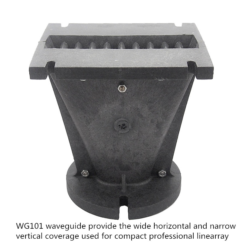 Finlemho Tweeter Line Array Speaker Accessories Horn Wave Guide 1 Inch Throat For DJ Home Theater Mixer Audio