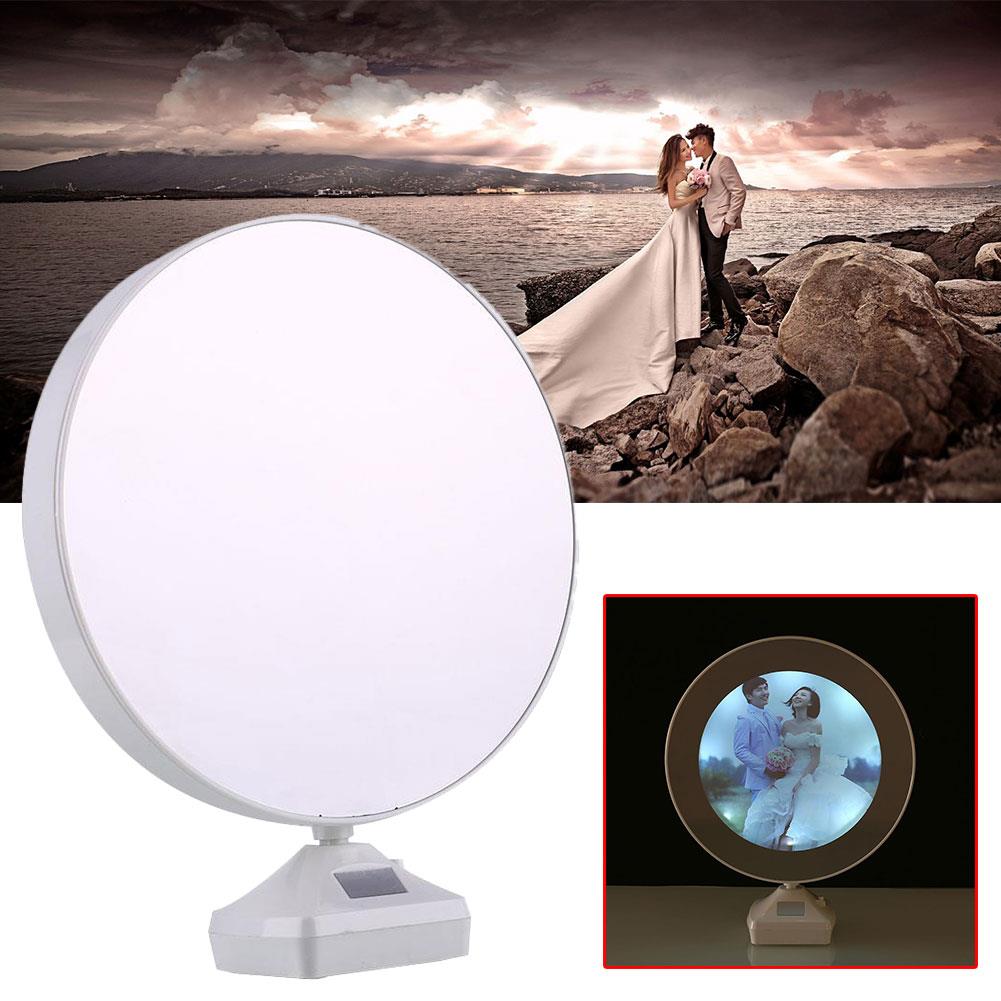Magic Mirror Cosmetic Mirror Photo Frame LED Light Plastic Plastic Plastic Creation Rim Electronic