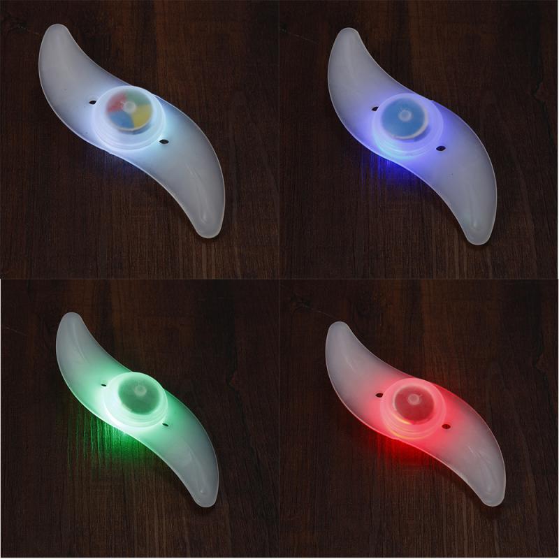 Reflectores LED de 3 modos de Flash para bicicleta, luz de radios de arco iris, pezón de rueda impermeable, accesorios de ciclismo de montaña, piezas de repuesto