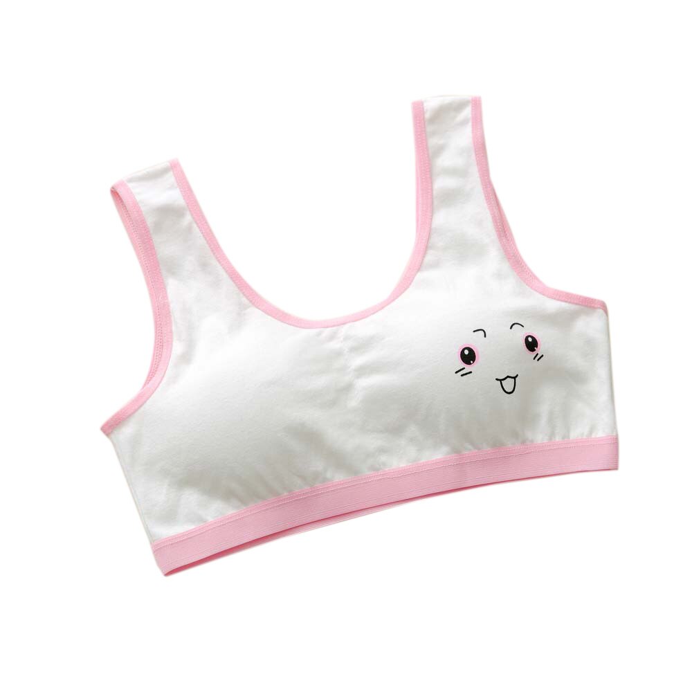 Telotuny tonåring tjejer bh underkläder bh väst barn underkläder sport underkläder 100%  bomull  z0828