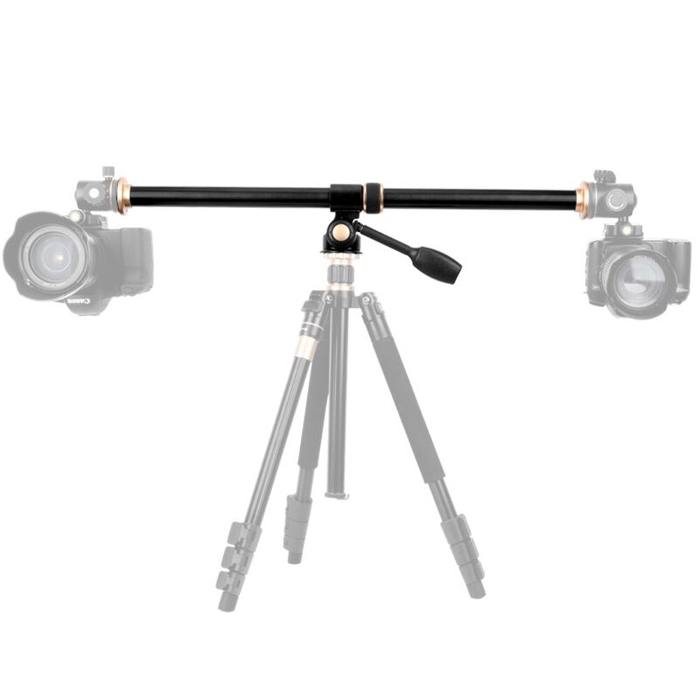 XILETU QZSD Horizontal Bar Camera Mount Tripod Boom Rotatable Multi-Angle Center Column Rod Extension Cross Arm Steeve