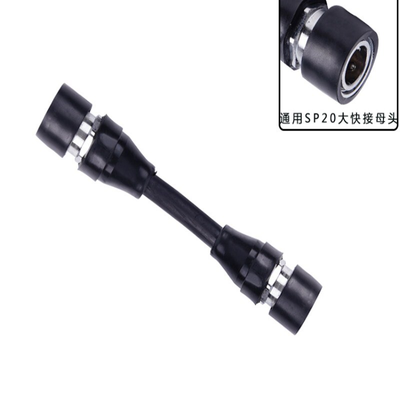 Air pump quick connector conversion tire air nozzle truck air storage tank high-pressure air intake pipe inflatable dust removal: Ivory