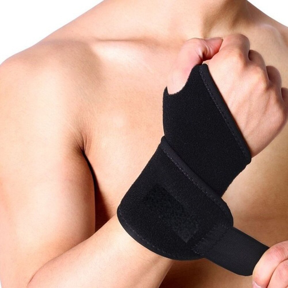 1 Pc Verstelbare Polsband Wrist Brace Ondersteuning Guard Protector Spalk Fracturen Carpaal Tunnel Sport Verstuiking Polsbandjes # P4: Default Title