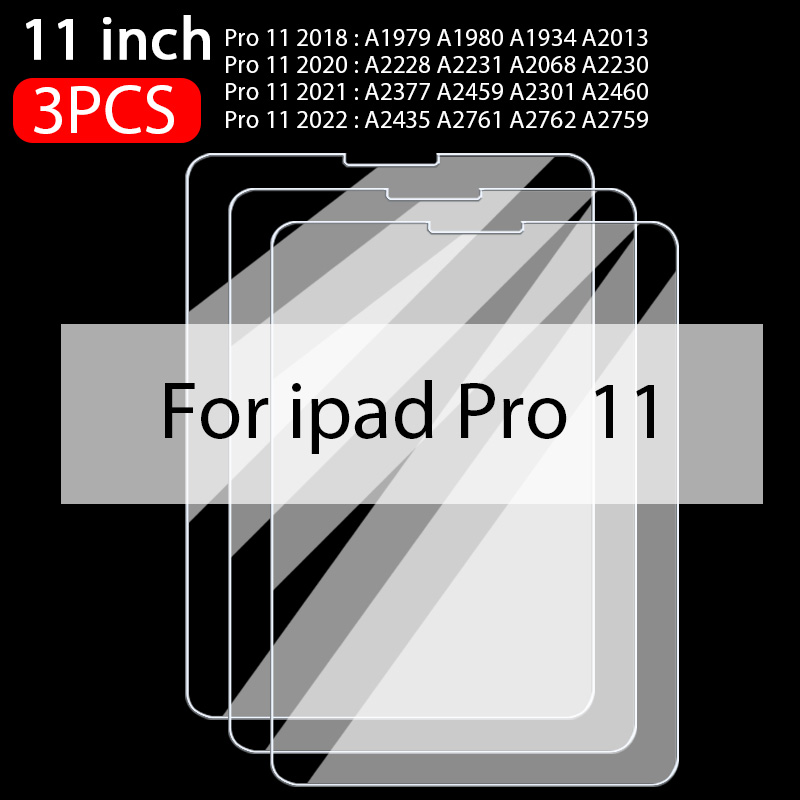 1-3 SZT. Szkło Hartowane 9H na Ekran iPad 5. 6. Generacji 9.7'' iPad 7. 8. 9. Generacji 10.2'' Przezroczyste Szkło Hartowane na iPad zawodowiec 11: Ciemnoszary