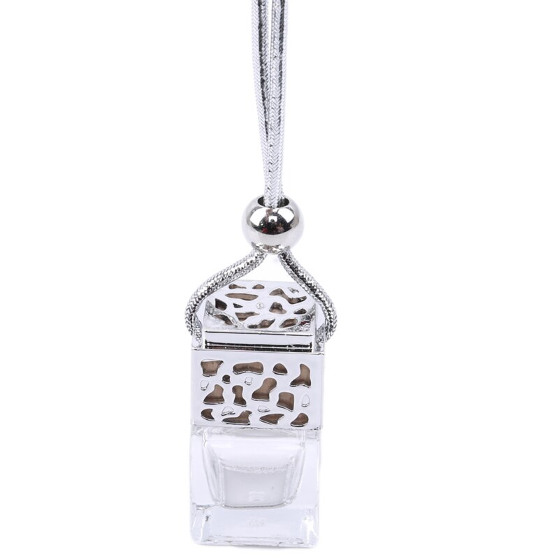 auto bil hengende parfyme anheng duft luftfrisker tom glassflaske dekorasjon ornament bil tilbehør interiør