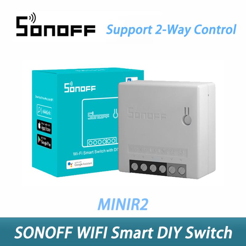 SONOFF MINIR4M Wifi interruptor inteligente Compatible con Matter controlador inalámbrico interruptor Universal a través de Alexa Google Home Control de voz:  Opción3