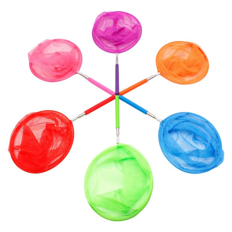Kids Anti Slip Grip Telescopische Vlinder Netto Uitschuifbare Voor Catching Bugs Insect 63HE