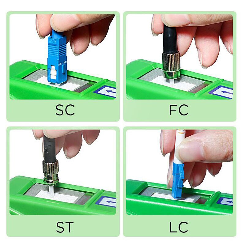 Optical Fiber End Face Cleaning Box Fiber Wiping Tool Pigtail Cleaner Cassette Ftth Optic Fiber Cleaner Tools for SC/ST/FC