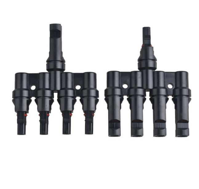 Solar System Accessories 2/3/4/5/6 Branch Solar System Accessories Terminals Solar Panel Series Parallel Connector: 4