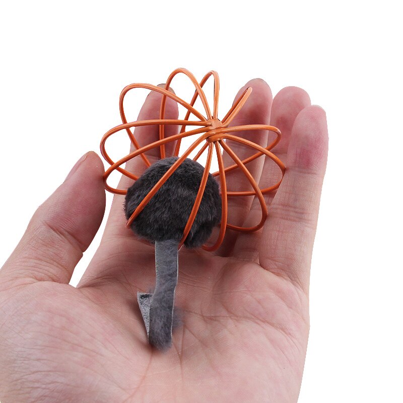 1 Pc Cat Scratch Bal Speelgoed Kat Interactief Speelgoed Gesimuleerde Muis Rat Muizen Kooi Kitten Speelgoed Grappige Kat Speelgoed Huisdier accessoires