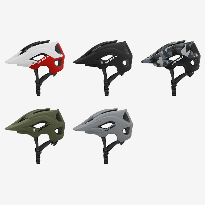 CAIRBULL-Casco Para Bicicleta de Montaña TRAIL XC, cascos de seguridad con ala grande DH AM para hombre y mujer,