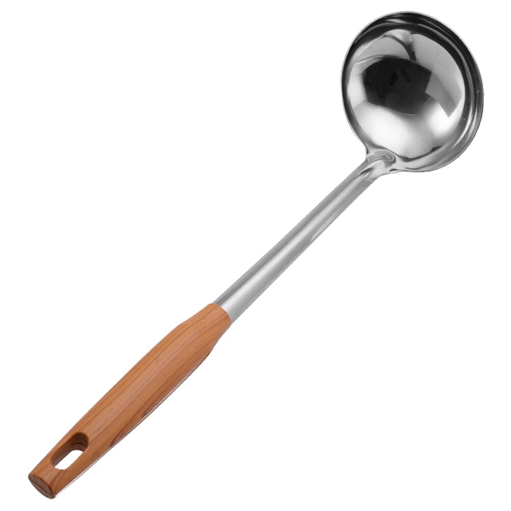 Stainless Steel Cooking Ladle Large Stirring Spoon Stainless Steel Cooking Ladle