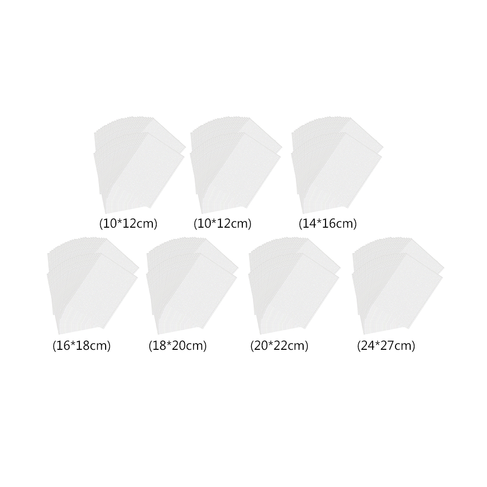 100Pcs Biodegradable Nursery Plant Grow Bags Non Woven Fabric Seedling Growing Planter Planting Pots Garden Flower Ventilate Bag