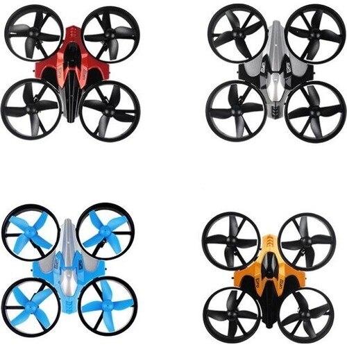 Gepettoys RH807 Remote Control Mini Aircraft Drone Quadcopter Helicopter LED Light 6-Axis Gyro
