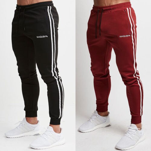 Heren Sport Broek Lange Broek Fitness Workout Joggers Gym Joggingbroek