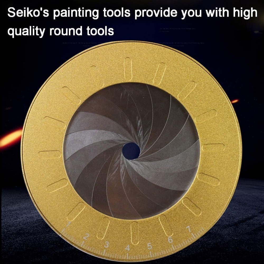 Adjustable Precise Math Measuring Ruler Stainless Steel Round Baking Inspiring Circle Drawing Tool Party Rotary Stationery